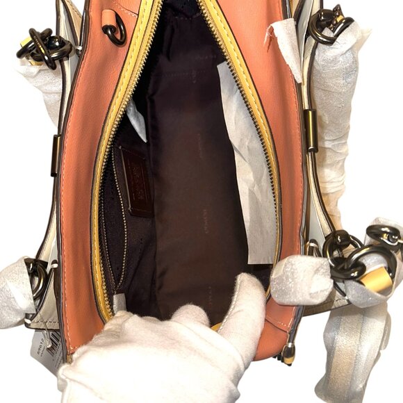 COACH Colorblock Dreamer Satchel - Picture 6 of 6